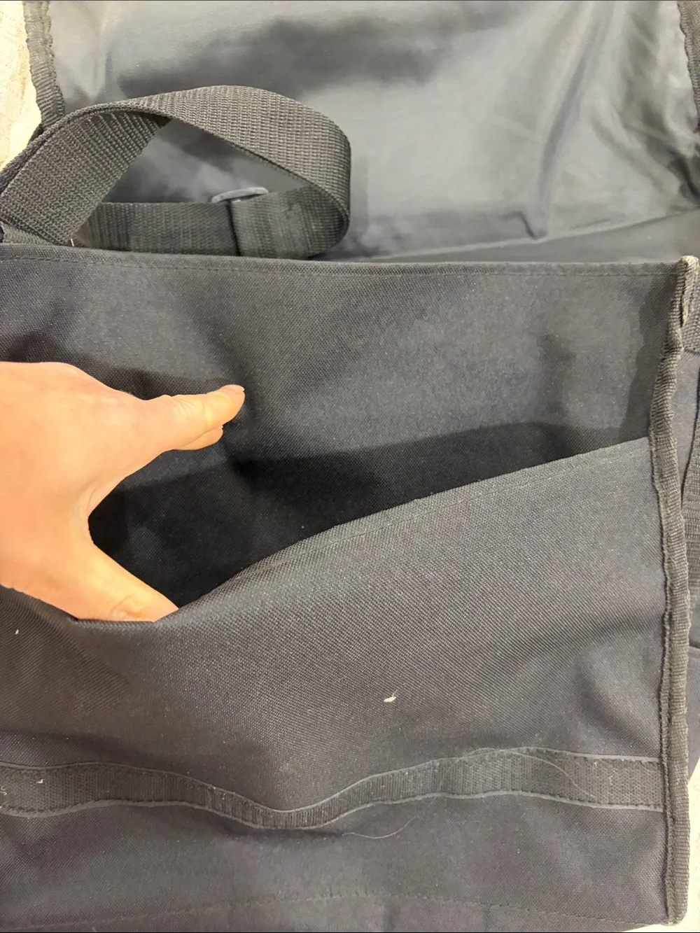 Ben Sherman Black Canvas Messenger Satchel